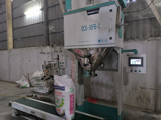 Empaquetadora manual automática del arroz de Ewinall DCS-50FB-C 5kg 10kg 15kg 25kg