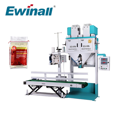 2,5 kilogramos - 15 kilogramos del gránulo de arroz Sugar Bean Packing Machine DCS-15FB1 Ewinall del grano