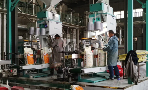 Alto de pesaje el grano de la precisión empaquetadora DCS-50FB3+ 5 - el embalaje rápido 50KG