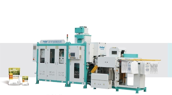 Empaquetadora del vacío del arroz, completamente automática, producto de empaquetado de la unidad de QZB- 700T, vacío bilateral, sellado una vez