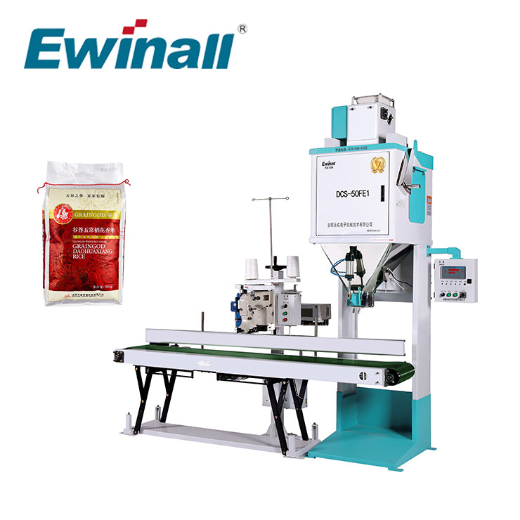 5kg - uso fácil DCS-50FE1 del arroz de 50kg Ewinall del embalaje de la máquina automática de la escala