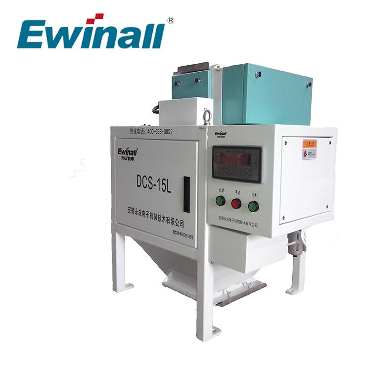 Trigo Paddy Flow Packing Scale Machine Ewinall DCS-15L del maíz del grano del molino de arroz